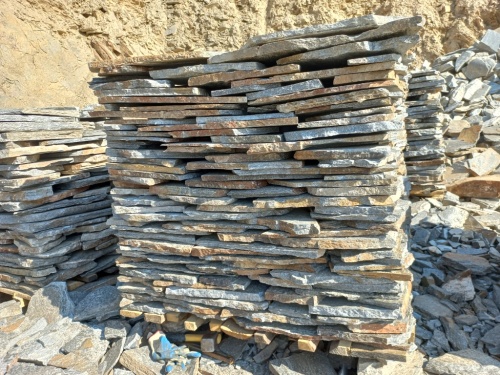 Плитняк серицит облицовочный 10-20мм купить в Геленджике